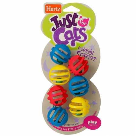 [Australia] - Hartz Just For Cats Midnight Crazies Cat Toy Balls - Assorted 