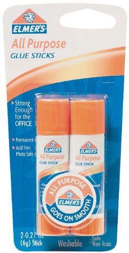 [Australia] - Elmer's All Purpose Glue Sticks, Washable, 6 Grams, 2 Count 