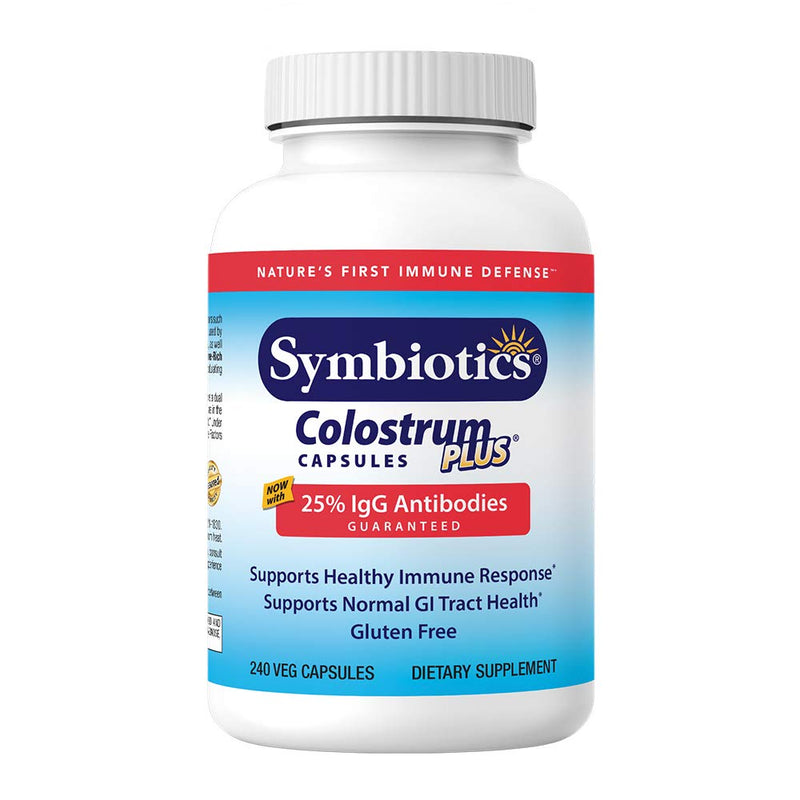 [Australia] - Symbiotics Colostrum Capsules Plus, Supports Healthy Immune Response (240 Capsules) 240 Count (Pack of 1) 