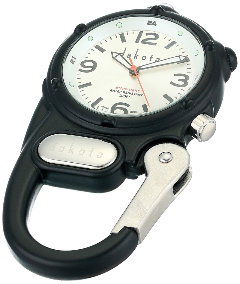 [Australia] - Dakota Watch Company Mini Clip with Microlight Dial Black/Silver 