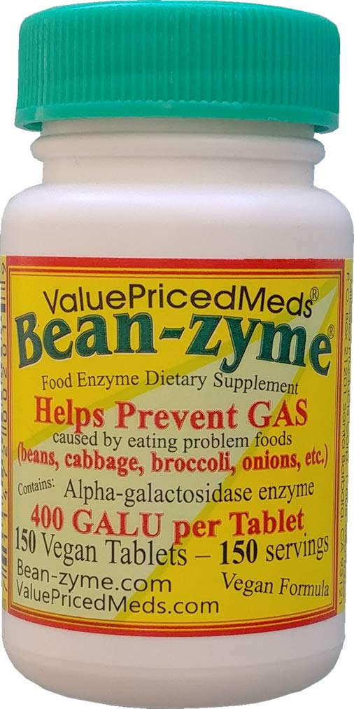 [Australia] - Bean-zyme 150count is 400 GALU per Tablet 