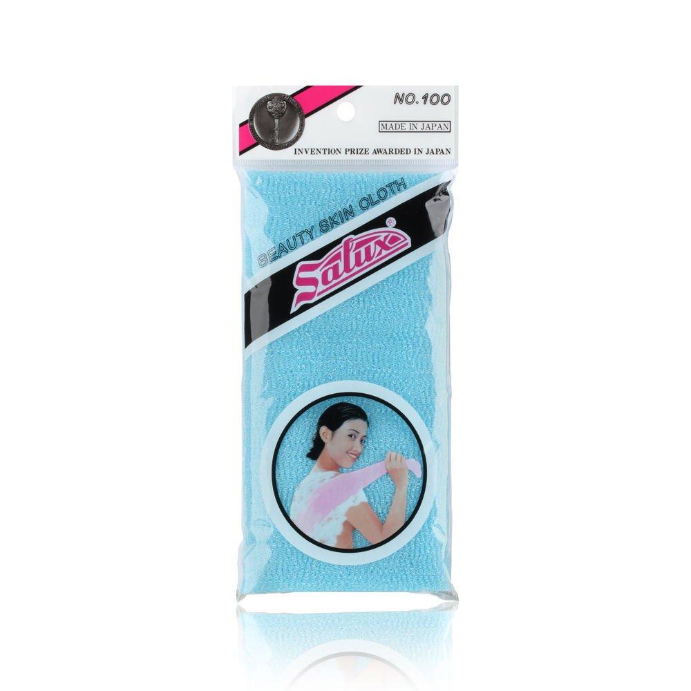 [Australia] - SALUX Nylon Japanese Beauty Skin Bath Wash Cloth/Towel - Blue 1 pack 