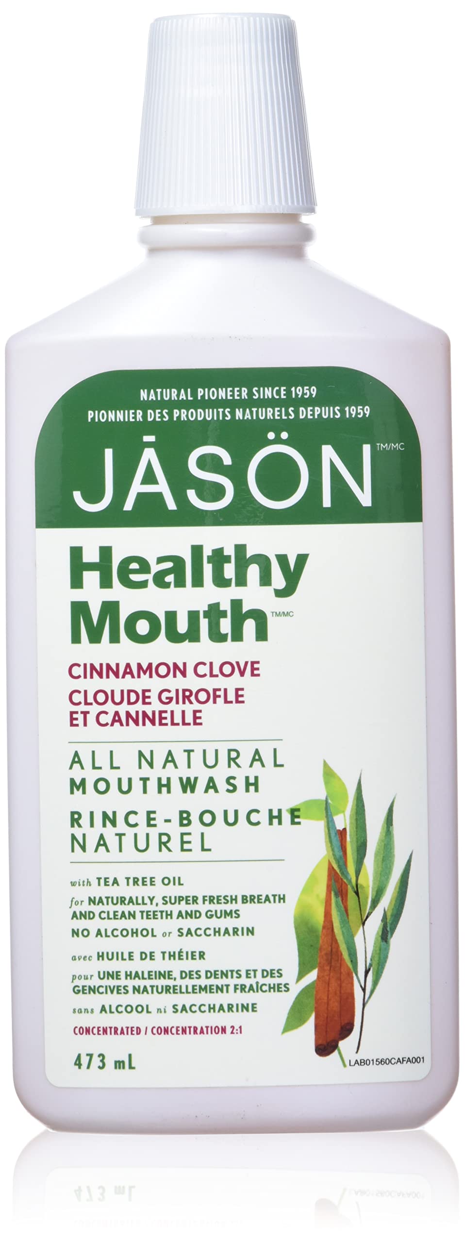 [Australia] - Jason Healthy Mouth Tartar Control Mouthwash, Cinnamon Clove, 16 Oz 
