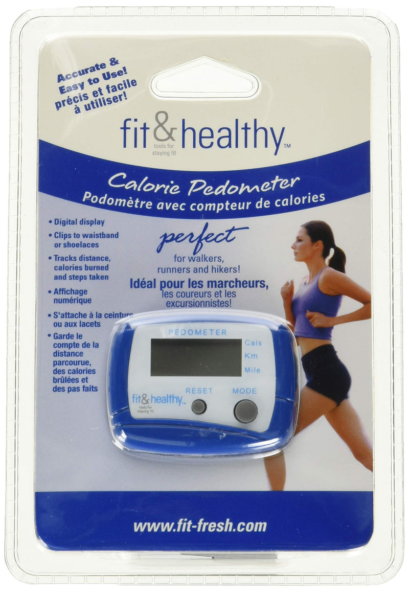 [Australia] - Fit & Healthy Calorie Counting Digital Pedometer Blue 