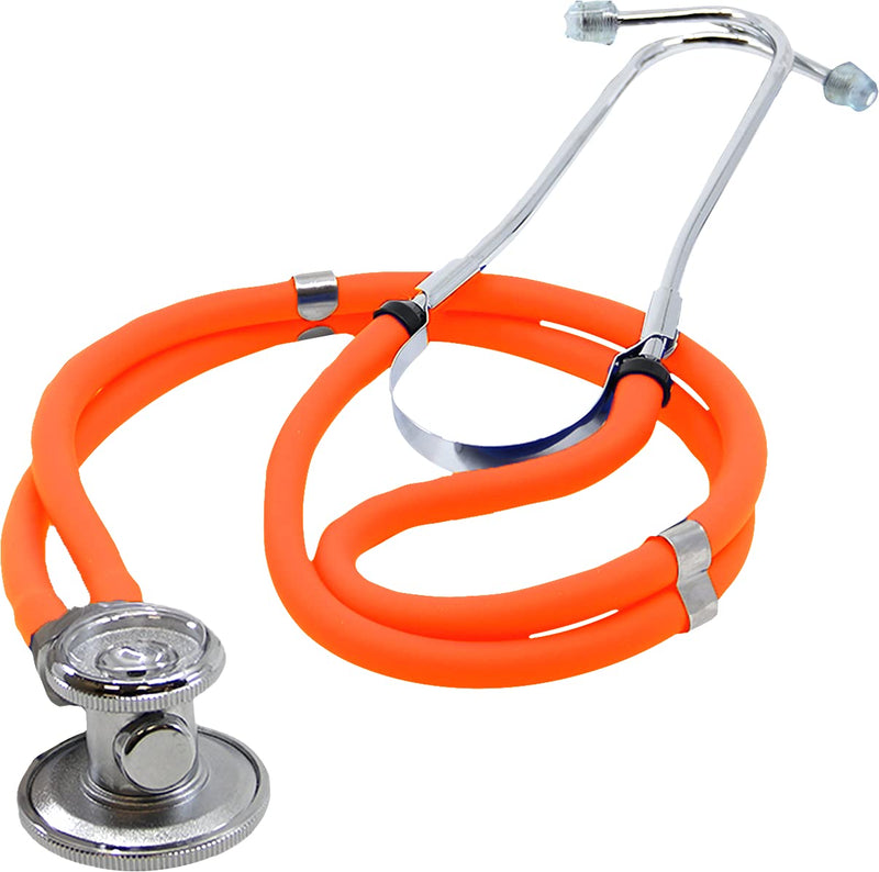 [Australia] - Dixie Ems Sprague-Rappaport Type Two Tube Stethoscope – Orange 