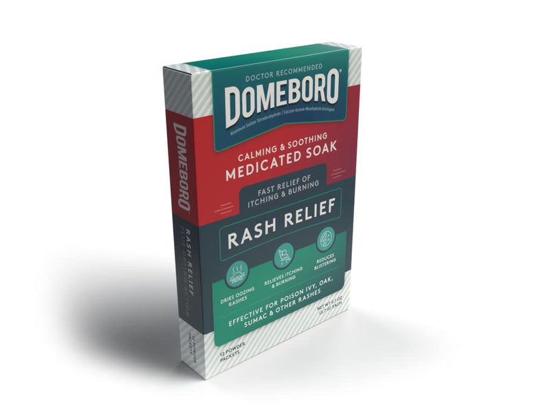 [Australia] - Domeboro Medicated Soak Rash Relief (Burow’s Solution), 12 Count (Pack of 1) - Packaging May Vary 12 Count (Pack of 1) 