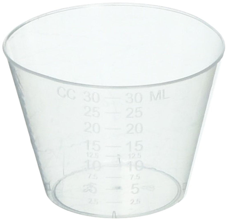 [Australia] - VersaPro 5000 Medicine Cups Disposable 1oz. Graduated - 1 PK/100, Clear 100 Count (Pack of 1) 