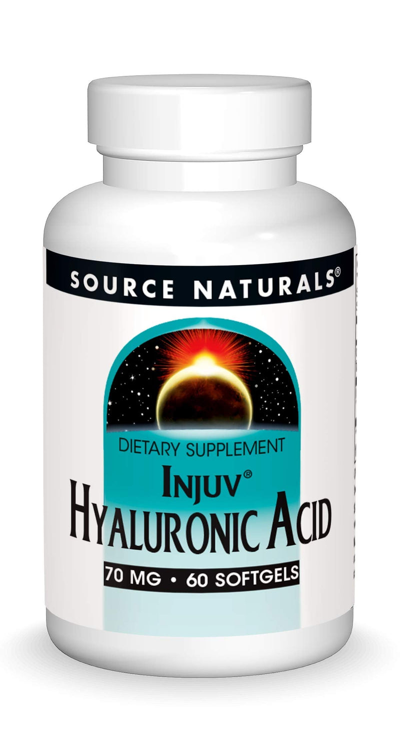 [Australia] - Source Naturals Hyaluronic Acid Injuv 70mg - 60 Capsules 