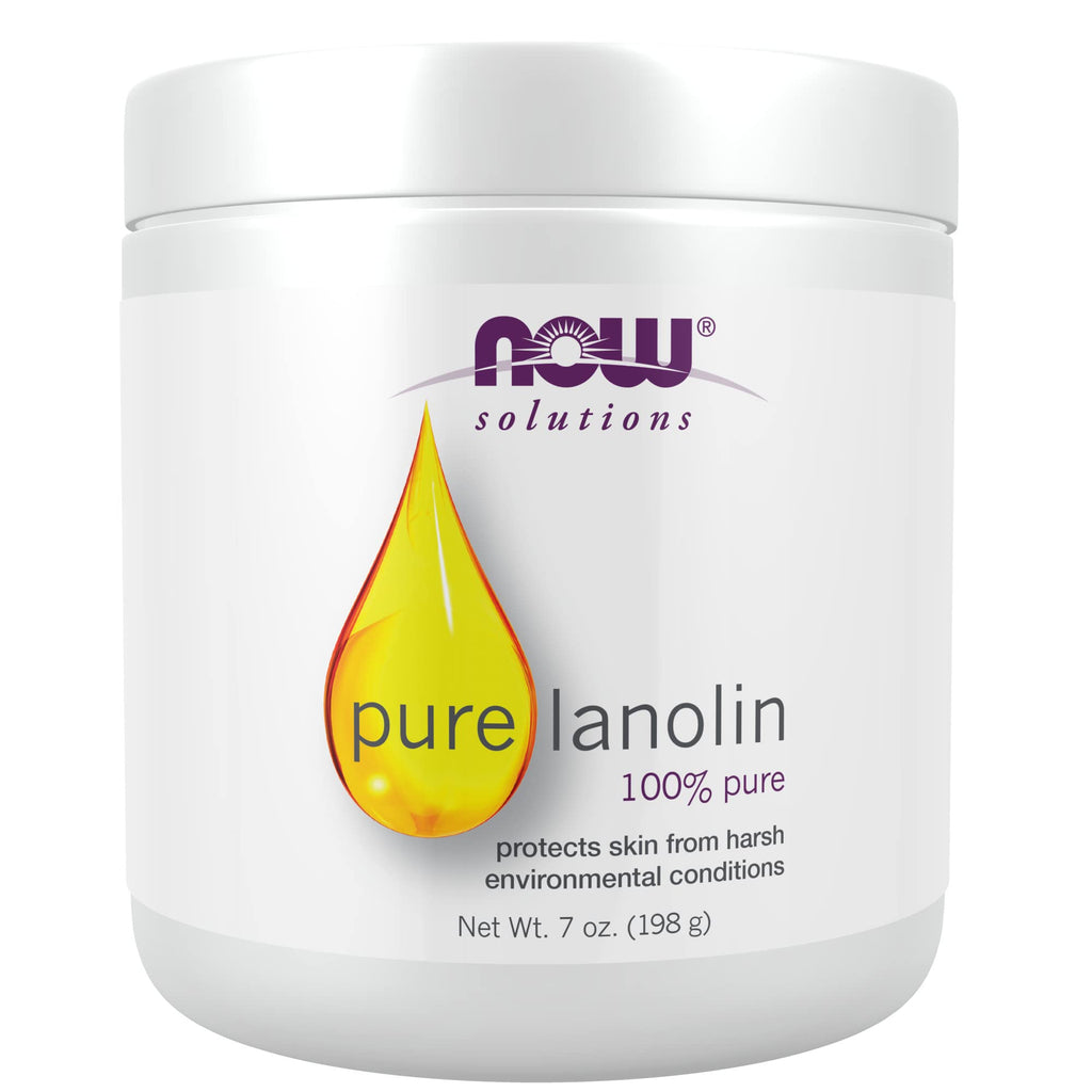[Australia] - NOW Solutions, Pure Lanolin, Wind and Harsh Environment Skin Protectant, Thick Jelly, For Rough Dry Skin, 7-Ounce 7 Fl Oz (Pack of 1) 