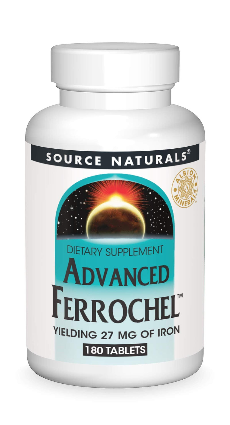 [Australia] - Source Naturals, Advanced Ferrochel - 180 tabs 