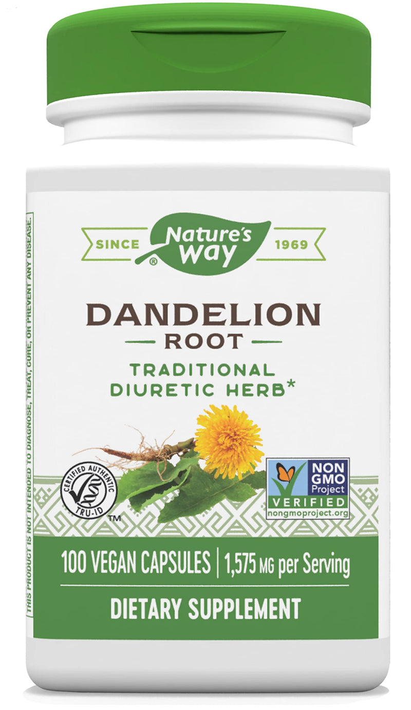 [Australia] - Nature's Way Dandelion Root, Traditional Diuretic Herb*, 100 Vegetarian Capsules 