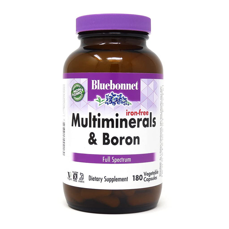 [Australia] - BlueBonnet Multi Minerals Plus Boron No Iron Vegetarian Capsules, 180 Count 