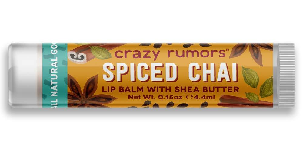 [Australia] - Crazy Rumors Spiced Chai Lip Balm. 100% Natural, Vegan, Plant-Based, Made in USA. 