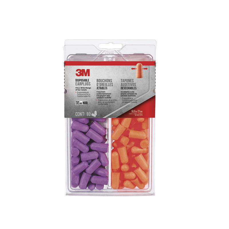 [Australia] - 3M Safety 92059-80025T Disposable Earplugs, 80-Pair 
