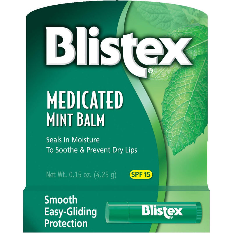 [Australia] - Blistex Medicated Mint Lip Balm, SPF 15, 0.15 oz. stick, Pack of 24 