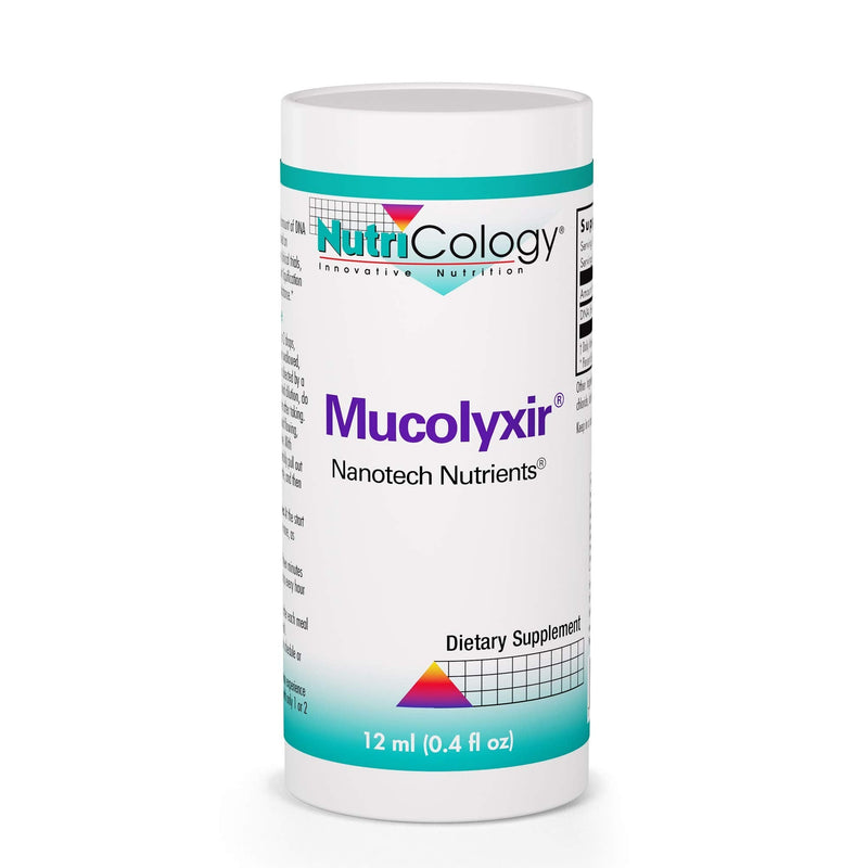 [Australia] - NutriCology Mucolyxir - Microdose DNA, Respiratory Airway Support - 12 mL (0.4 fl oz) 