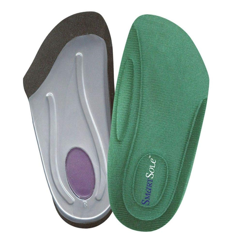 [Australia] - Insoles for Plantar Fasciitis and Heel Pain Relief | Arch Support for Women & Men | Flat Feet & Shin Splints Relief | All Day Comfort | SmartSole Exercise Insoles - 3/4 Length Medium: Womens Size 8.5 - 11, Mens 7.5 - 10 