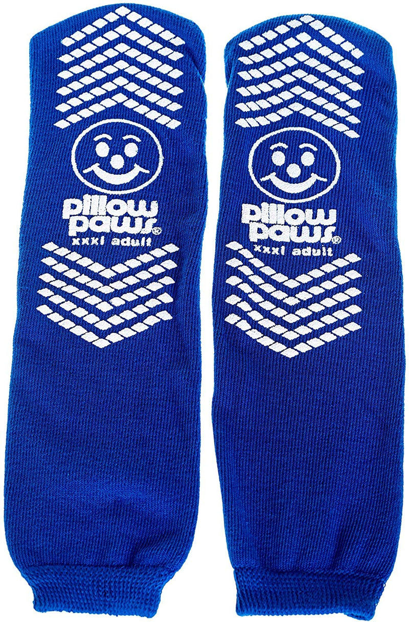 [Australia] - BARIATRIC ROYAL BLUE SLIPPER SOCKS Pack of 2 