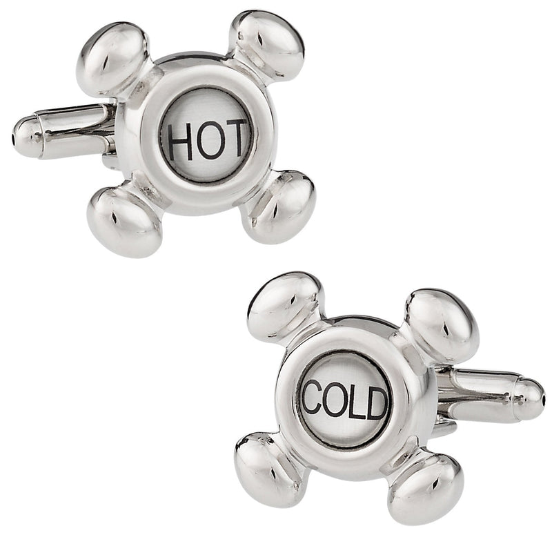 [Australia] - Cuff-Daddy Faucet Cufflinks Hot Cold Taps for Plumber Plumbers with Presentation Gift Box 