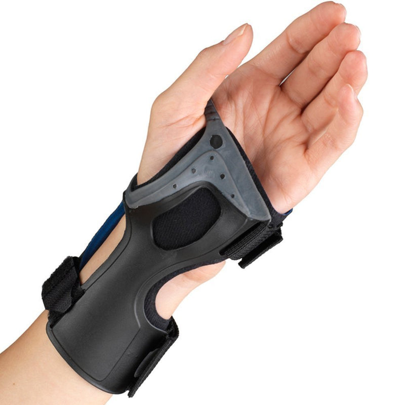 [Australia] - OTC Wrist Brace, Molded Exoskeleton, Low-Profile, Exolite, Medium (Left Hand) Black (Left Hand) 