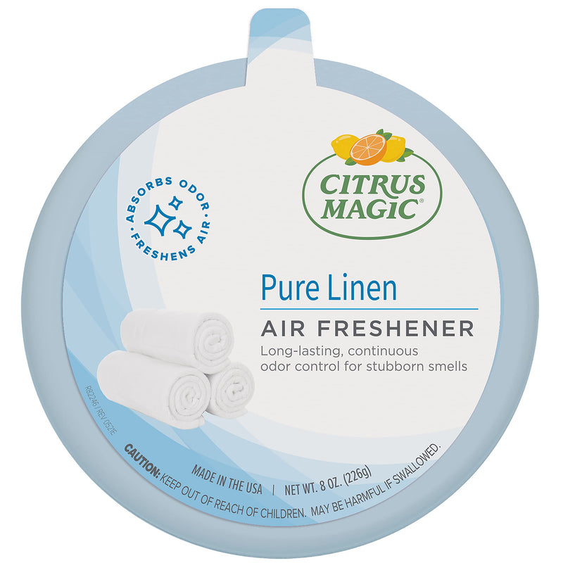 [Australia] - Citrus Magic, Pure Linen, Odor Absorbing Solid Air Freshener, 8-Ounce, 8 Ounce (Pack of 1) Citrus 8 Ounce (Pack of 1) 