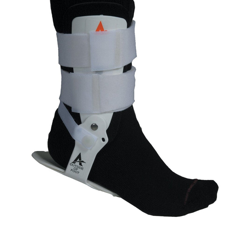 [Australia] - Active Ankle T1 Rigid Ankle Brace For Injured Ankle Protection and Sprain Support White Large 