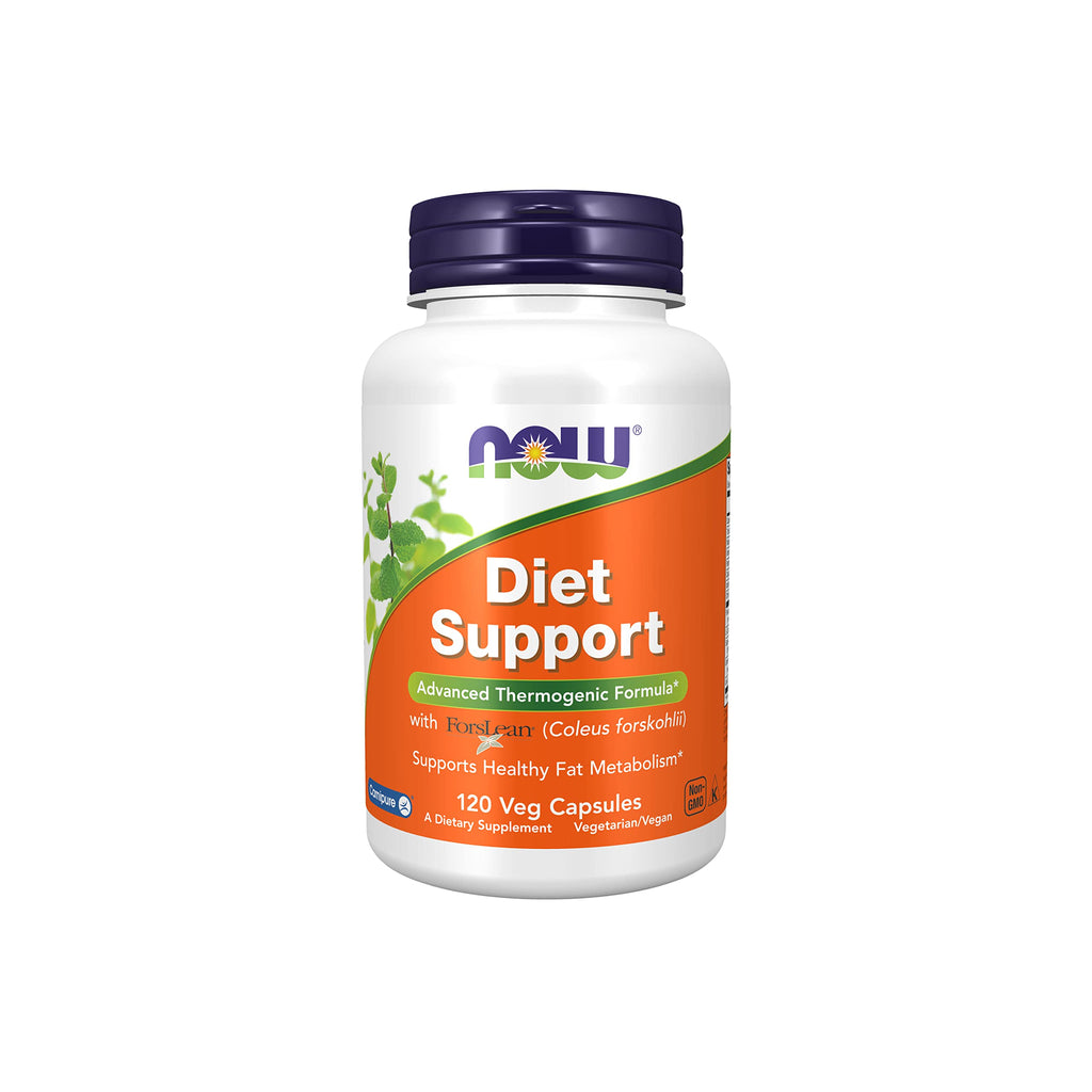 [Australia] - NOW Supplements, Diet Support with ForsLean® (Coleus forskohlii), 120 Veg Capsules 