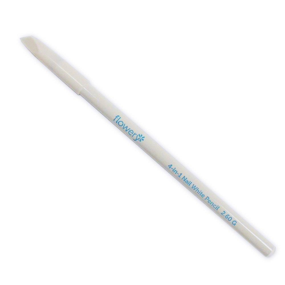 [Australia] - Flowery White Nail Pencil 