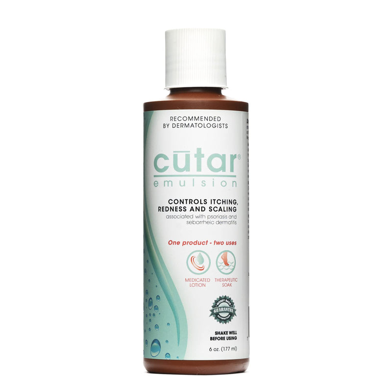 [Australia] - Cutar Emulsion Cream - Coal Tar Lotion for Relief from Eczema, Psoriasis, and Dermatitis - Helps Soothe Itchy Flaky Skin, Redness, Dryness, and Inflammation 