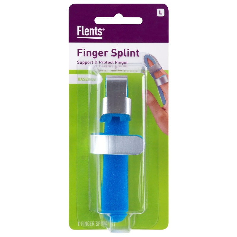 [Australia] - Flents Finger Splint, Two Sided Insty Splint, Large, Supports & Protects Injured Finger 