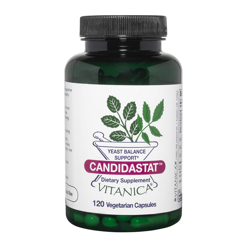 [Australia] - Vitanica Candidastat, Yeast Balance Supplement and Support, Vegan, 120 Capsules 
