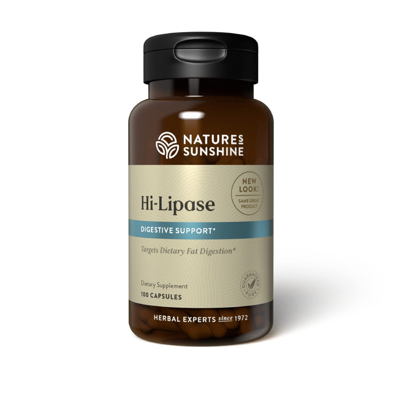 [Australia] - Nature's Sunshine Hi Lipase Dietary Supplement 100 Capsules 