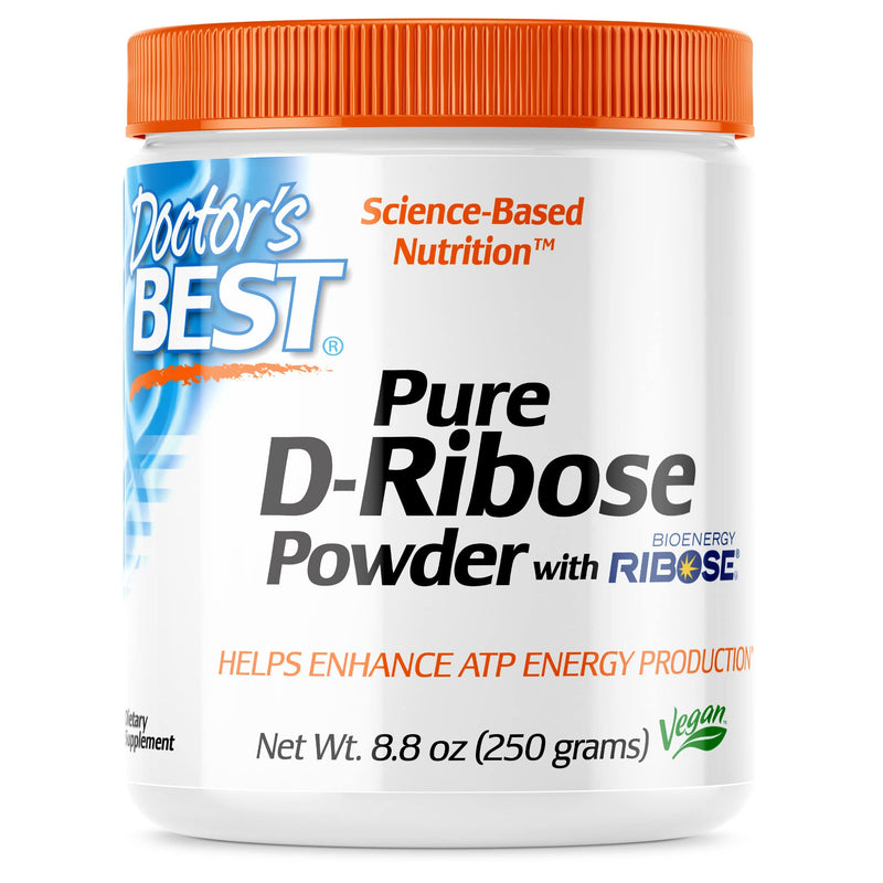 [Australia] - Doctor's Best D-Ribose with Bioenergy Ribose, Non-GMO, Vegan, Gluten Free, Energy Enhancement, 250g, 8.8 Ounce (Pack of 1) 8.8 Ounce (Pack of 1) 