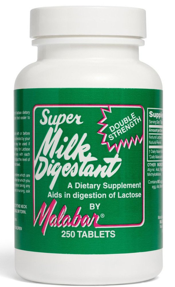 [Australia] - Super Milk Digestant - Double Strength 250 Tabs Enzyme 