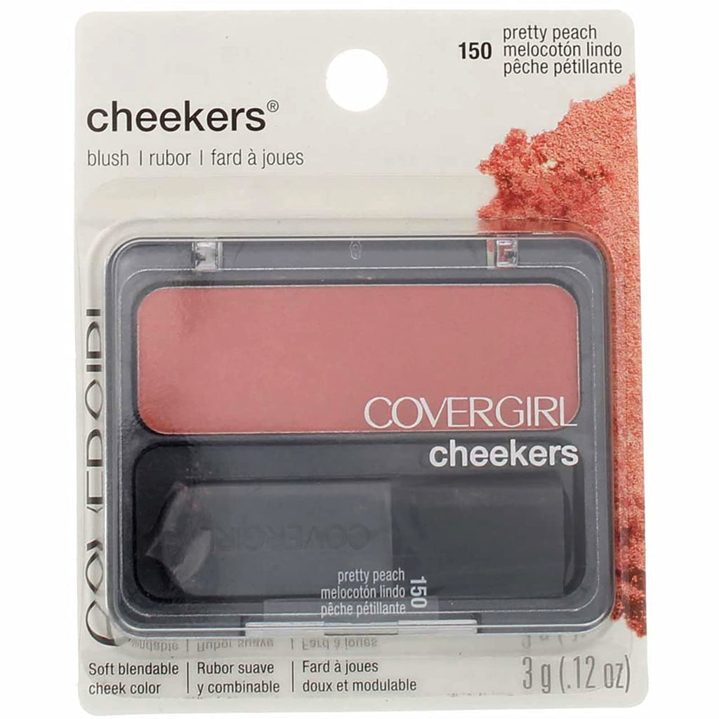 [Australia] - CoverGirl Cheekers Blush, 150 Pretty Peach, 0.12 Ounce # 150 Pretty Peach 