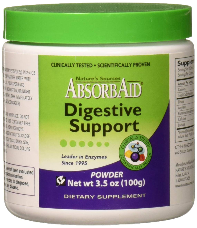[Australia] - AbsorbAid Digestive Enzymes 100 Grams, Proven to Increase Vital Nutrient Absorption by up to 71% 