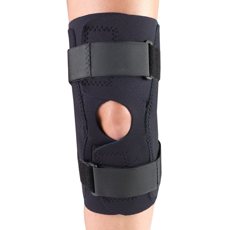 [Australia] - OTC Knee Stabilizer Wrap, Hinged Bars, Neoprene, Black, Large 