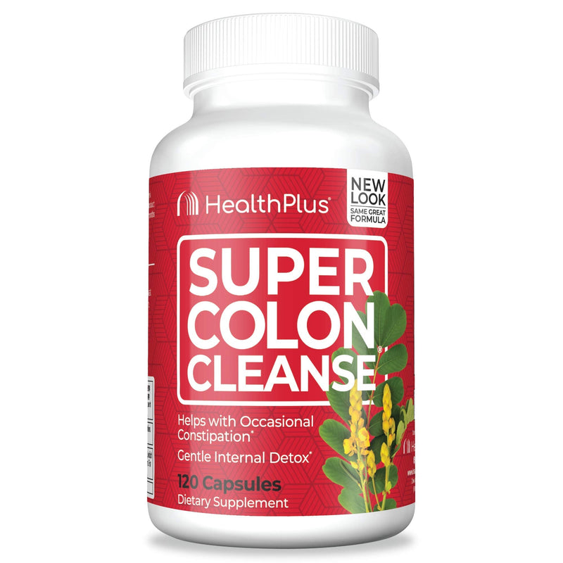[Australia] - Health Plus Super Colon Cleanse: 10-Day Cleanse -Detox | 3 Cleanses, 120 Count (Pack of 1) 