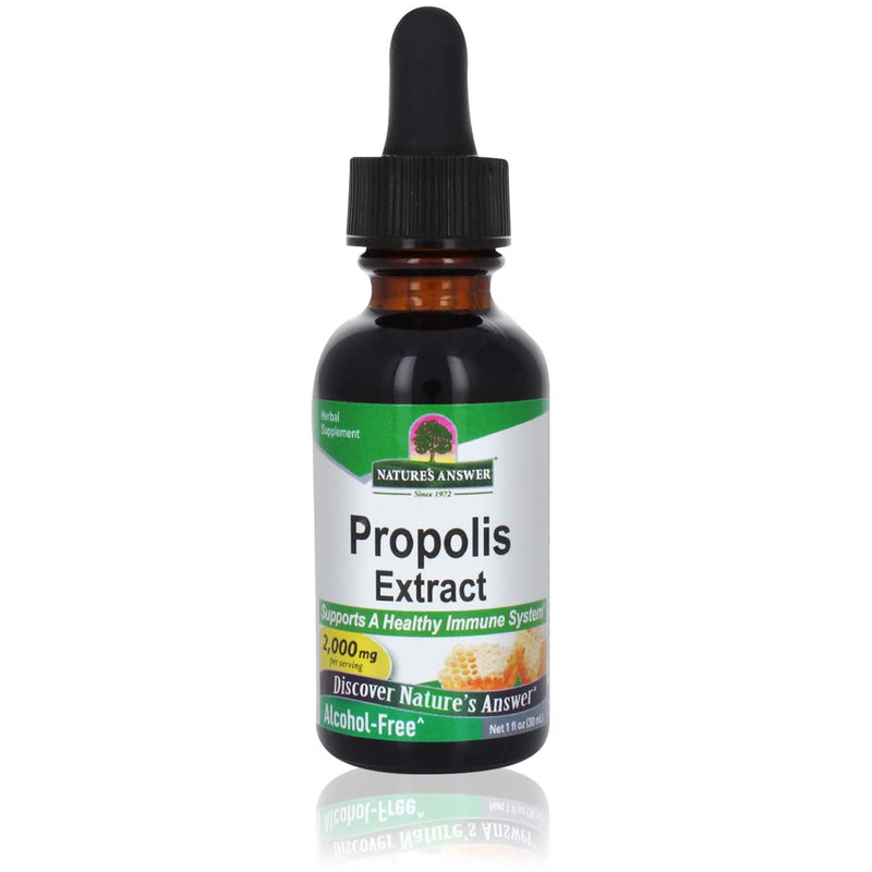 [Australia] - Nature's Answer Propolis Resin Extract | Herbal Supplement | All-Natural Immune Support | Vegan, Alcohol-Free & Gluten-Free 1oz 1 Fl Oz (Pack of 1) 