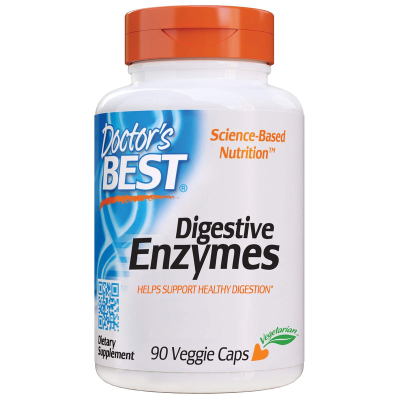 [Australia] - Doctor's Best Digestive Enzymes Non-GMO Vegetarian Gluten Free, 90 Veggie Caps 