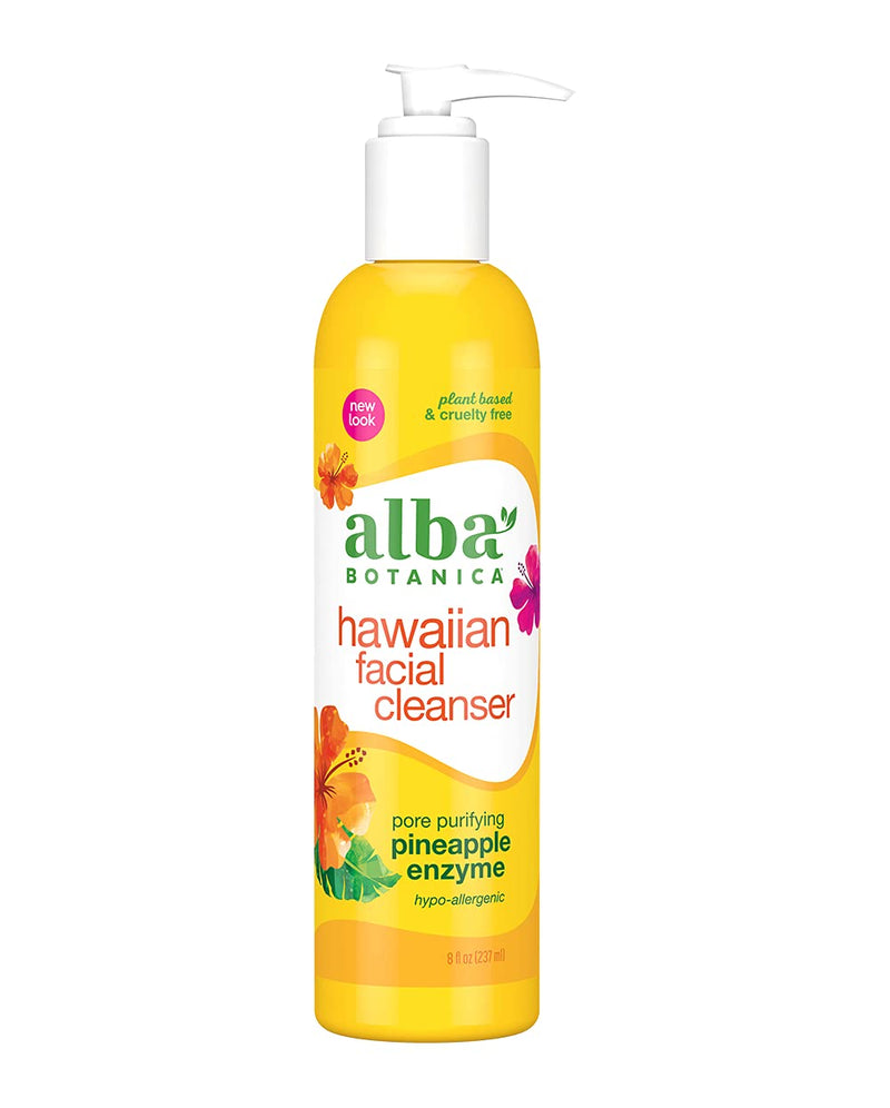 [Australia] - Alba Botanica Hawaiian Facial Cleanser, Pore Purifying Pineapple Enzyme, 8 Oz 8 Fl Oz (Pack of 1) 