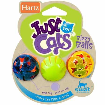 [Australia] - Hartz Just for Cats Bizzy Balls Cat Toy 