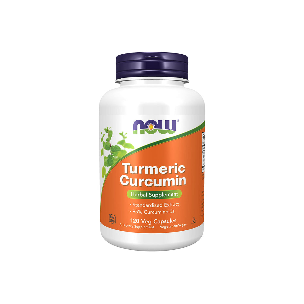 [Australia] - NOW Supplements, Turmeric Curcumin, Derived from Turmeric Root Extract, Herbal Supplement, 120 Veg Capsules 120 Count (Pack of 1) 