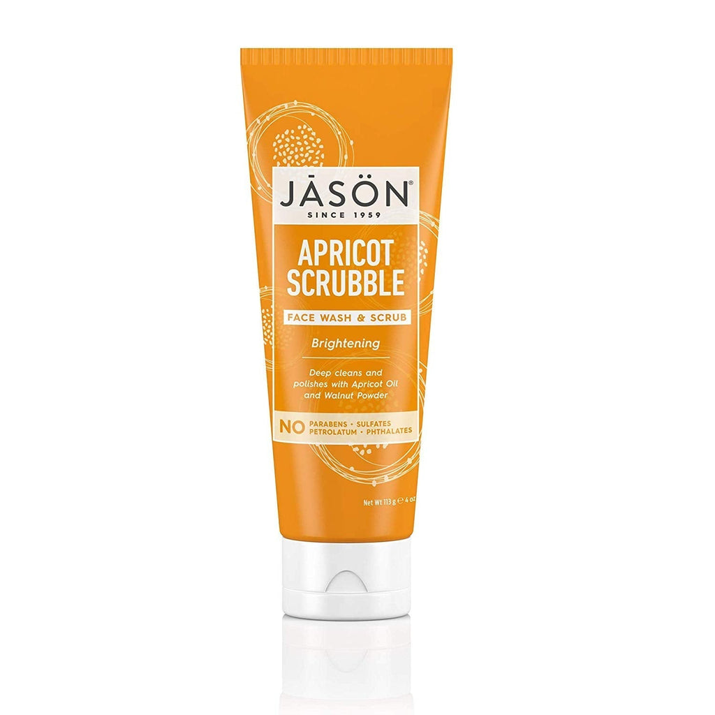 [Australia] - Jason Face Wash & Scrub, Brightening Apricot Scrubble, 4 Oz 4 Fl Oz (Pack of 1) 