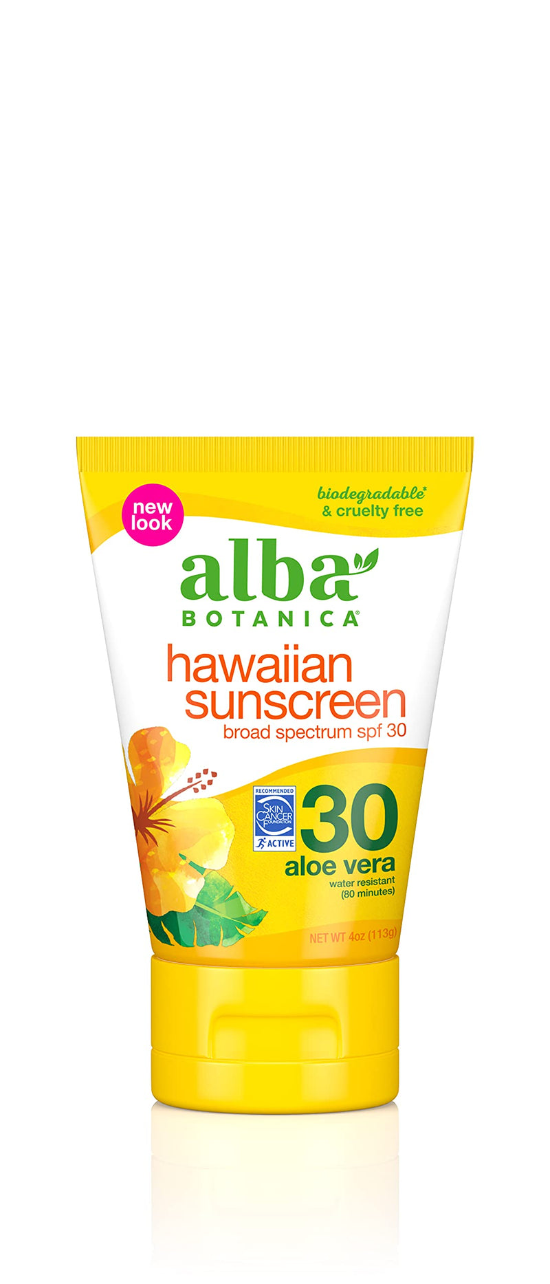 [Australia] - Alba Botanica Hawaiian Sunscreen Lotion, SPF 30, Aloe Vera, 4 Oz (Packaging May Vary) SPF 30 - Aloe Vera 