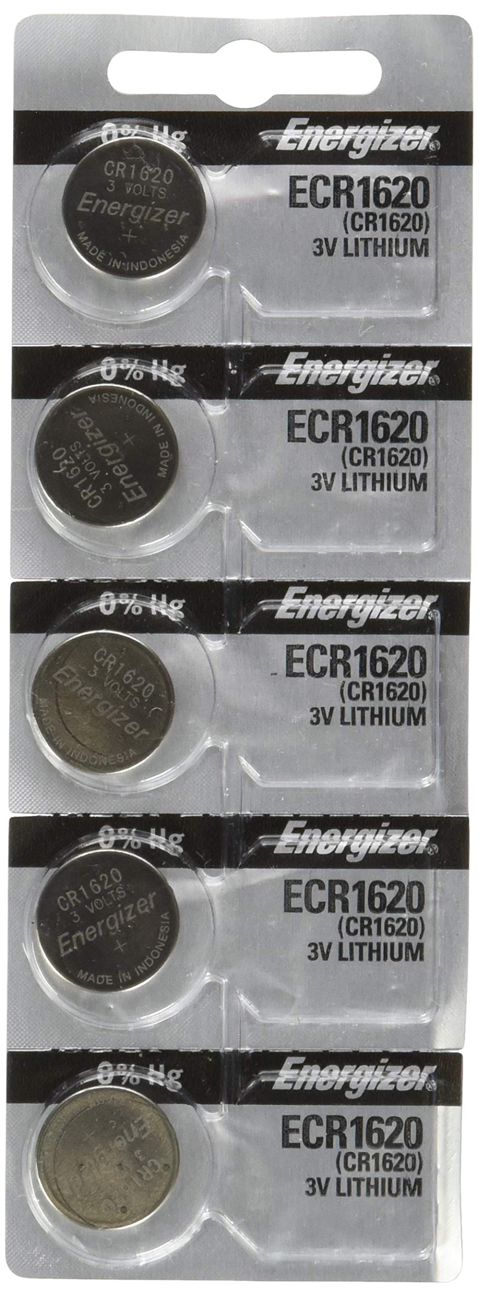 [Australia] - Energizer CR1620 Lithium Battery, 5-Pk 
