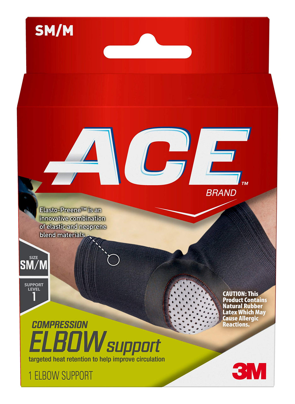 [Australia] - ACE - 207523 Ace Elasto-Preene Elbow Support, Small/Medium Compression 