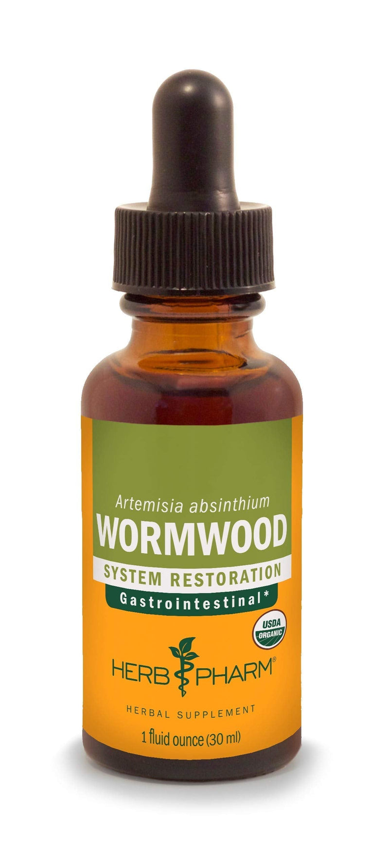 [Australia] - Herb Pharm Certified Organic Wormwood Liquid Extract for Digestive System Support - 1 Ounce 