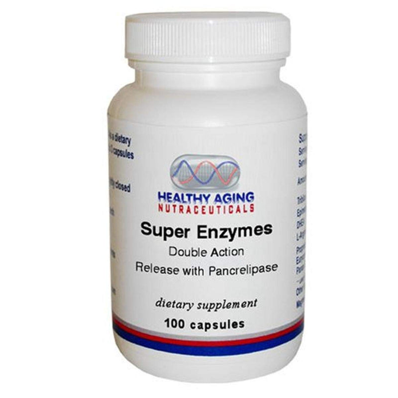 [Australia] - Healthy Aging Nutraceuticals Super Enzymes Double Action Release With Pancrelipase 100 Capsules 