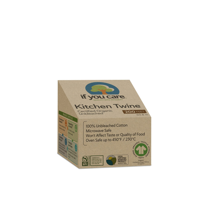 [Australia] - If You Care 100% Natural Cooking Twine, 200', Unbleached 